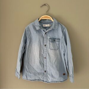 Zara Blue Denim Shirt